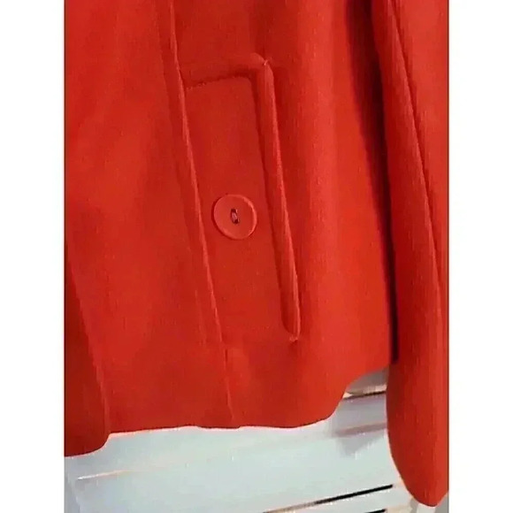 Tulle Orange Jacket size L classic design business Preppy wool blend lined - Picture 4 of 9